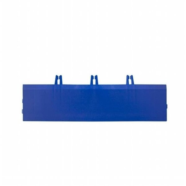 Master Mark Products Master Mark Plastics 23304 12 in. Armadillo Tile Cobalt Blue Polypropylene Interlocking Bevels; Pack of 4 23304